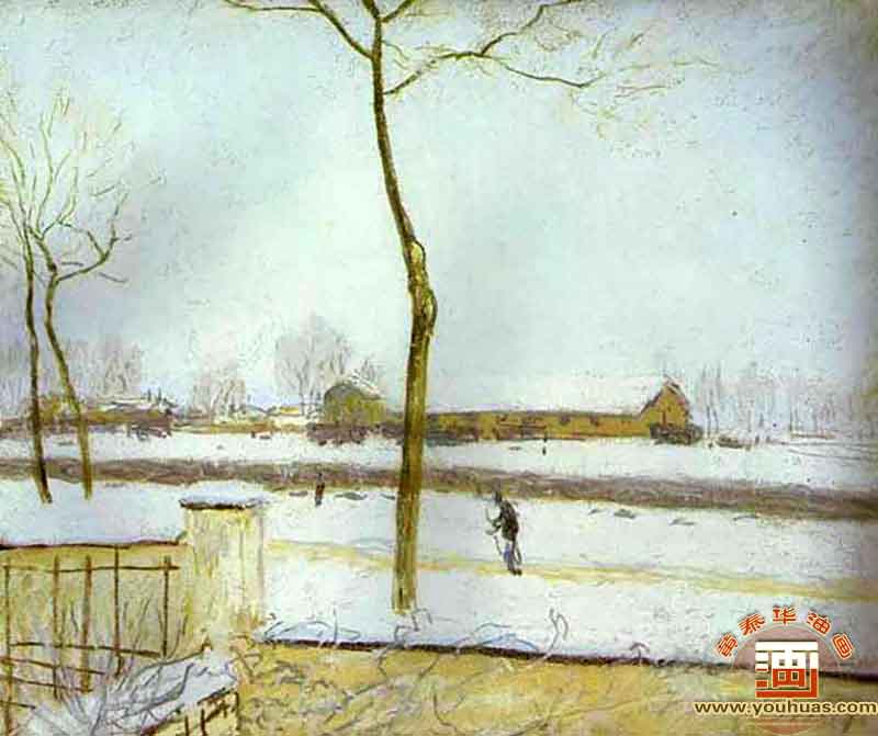 ѩĪվSnow Scene Moret Station_˹Rͮ(hu)Ʒp