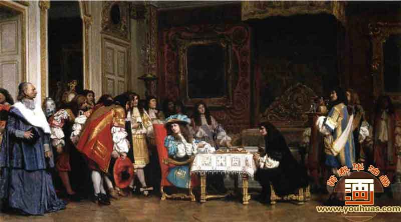 ·ʮcĪﰧLouis XIV and Moliere__ķͮ(hu)Ʒp