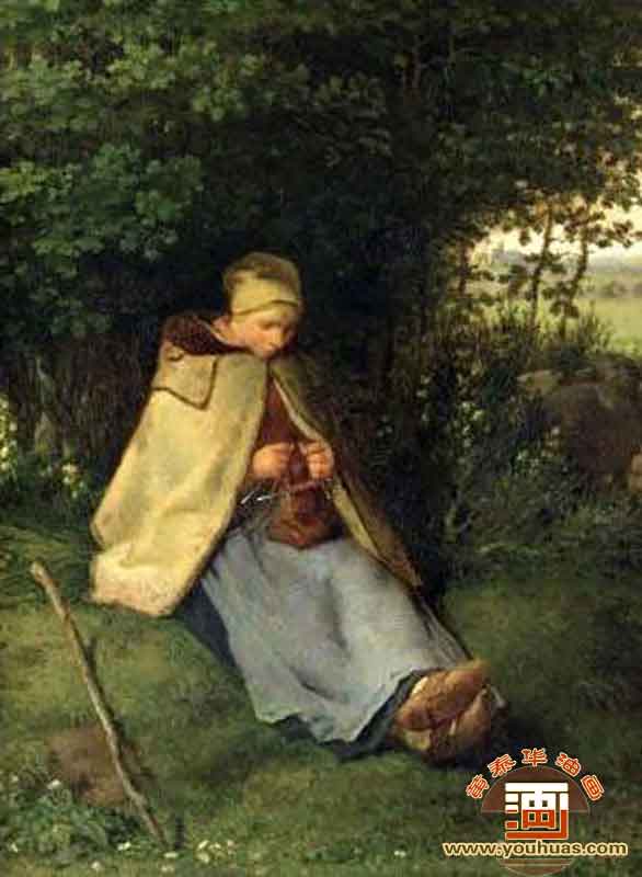 ŮSeated Shepherdess_ͮ(hu)Ʒp